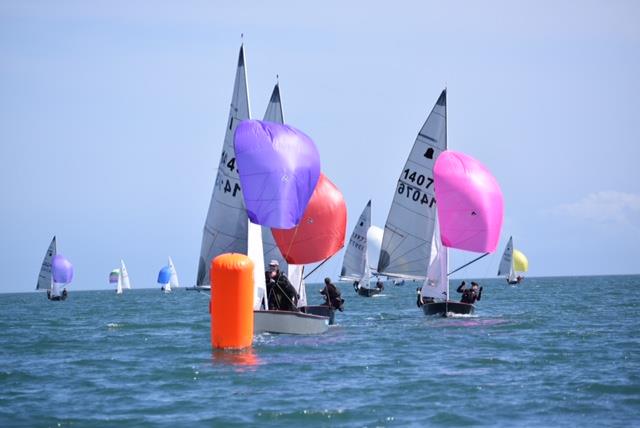 Approaching the leeward mark during the GP14 Ulster Championships at Donaghadee Sailing Club - photo © Tony Patterson