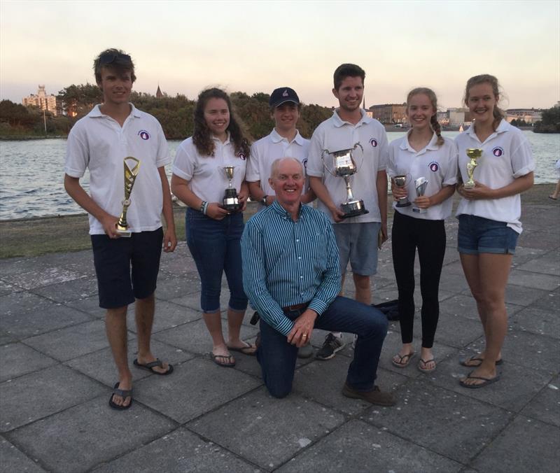 The Budworth team win the Southport Junior 12 Hour Race photo copyright Jackie Williams taken at  and featuring the GP14 class