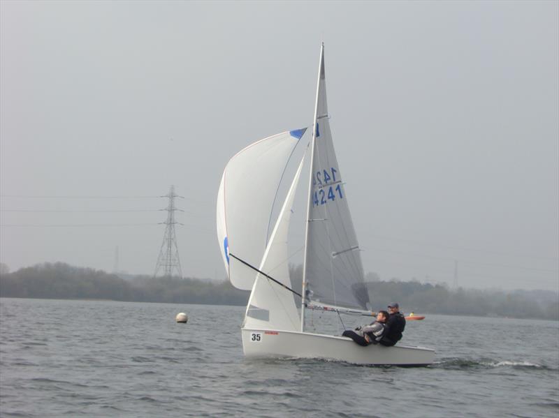 GP14 Midland Bell at Chase: 3rd overall James Goodfellow and Rick Cornes photo copyright Greg Cornes taken at Chase Sailing Club and featuring the GP14 class