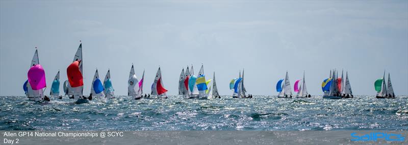 Allen GP14 Nationals at Aberoch photo copyright Richard Craig / www.SailPics.co.uk taken at South Caernarvonshire Yacht Club and featuring the GP14 class