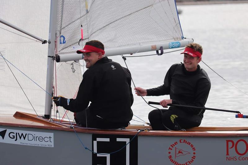 Eden and Josh Hyland raise over £1,700 for charity during the West Lancs 24 Hour Race photo copyright Beth Tate taken at West Lancashire Yacht Club and featuring the GP14 class