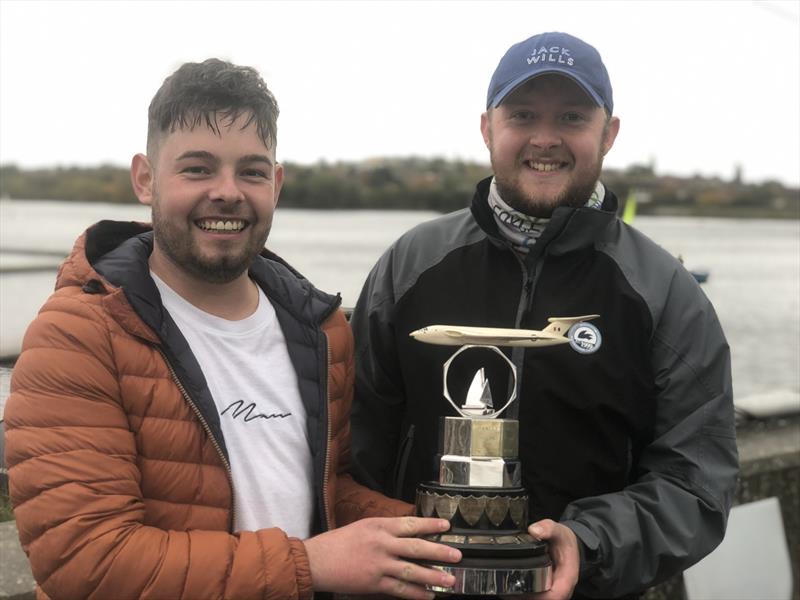 Sam Watson & James Hockey win the GP14 Welsh Harp Victor Trophy photo copyright Luke Howard taken at Welsh Harp Sailing Club and featuring the GP14 class