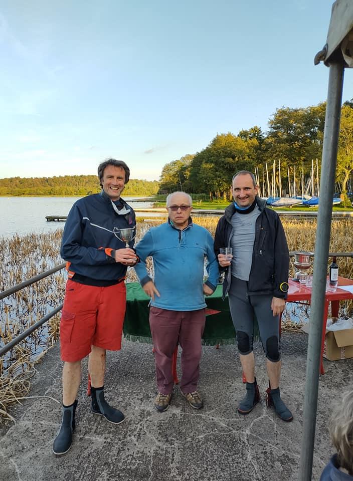 Jamie Isles & Michal Szady win the GP14 Southern Travellers Series Jaldi Cup photo copyright Stuart Duckworth taken at Frensham Pond Sailing Club and featuring the GP14 class