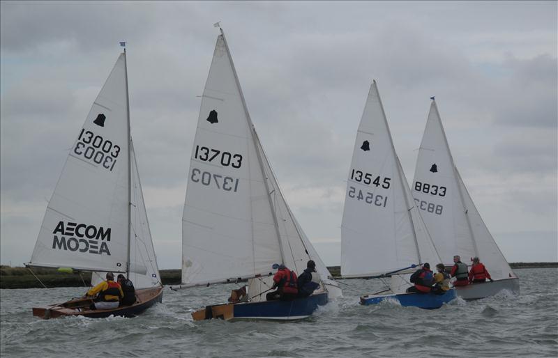 GP14s at Tollesbury photo copyright Kevin Todd taken at Tollesbury Sailing Club and featuring the GP14 class