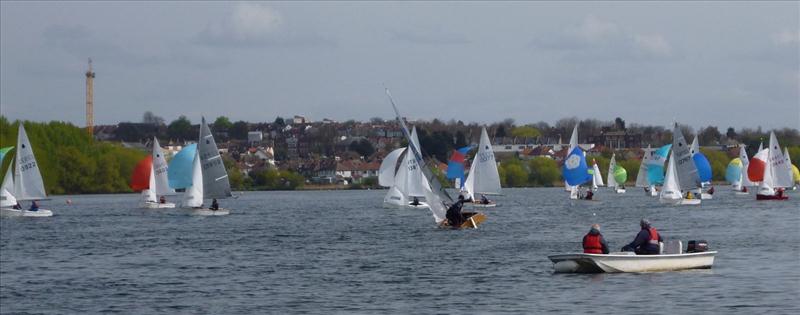 The 56th Venetian Trophy was held at the Welsh Harp photo copyright BTYC taken at BTYC Sailsports and featuring the GP14 class