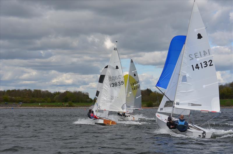 Harken GP14 Inlands at Burton photo copyright Gill Beddows taken at Burton Sailing Club and featuring the GP14 class