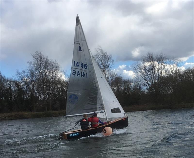 GP14 Race Training and Open Meeting at Papercourt photo copyright Sam Mettam taken at Papercourt Sailing Club and featuring the GP14 class