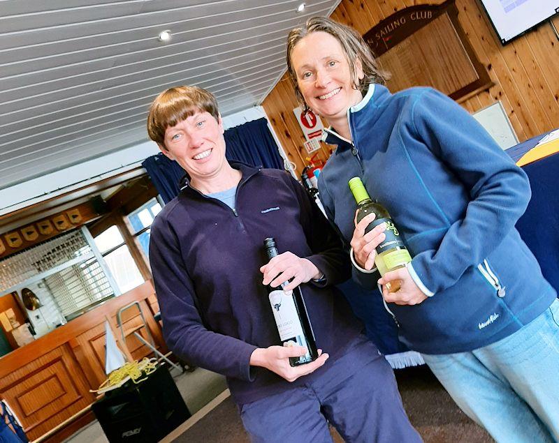 Zena Martin and Sue Flitcroft win the bronze fleet in the GP14 open meeting at Bolton photo copyright Leanne Pilkington taken at Bolton Sailing Club and featuring the GP14 class