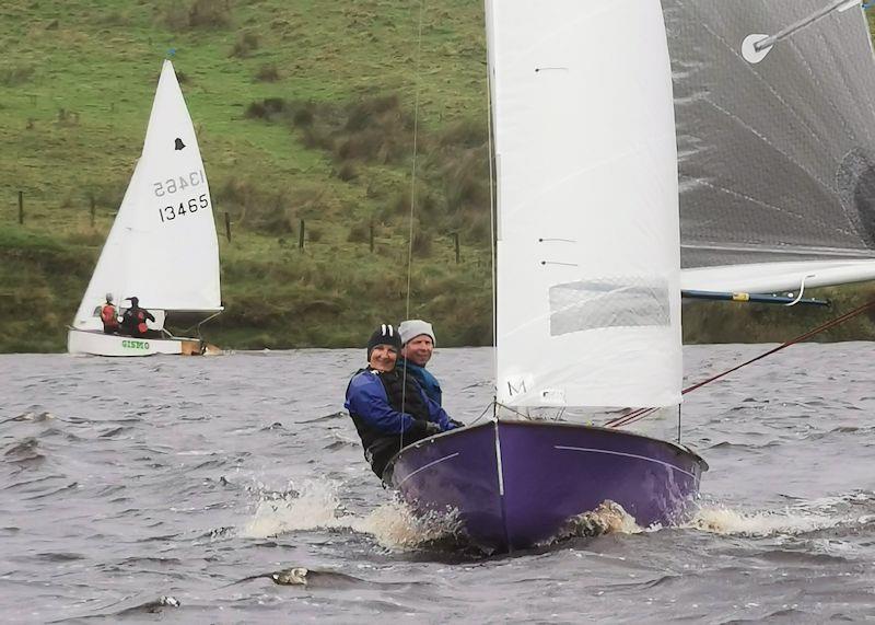 Graham and Julie Courtney in the GP14 open meeting at Bolton photo copyright Leanne Pilkington taken at Bolton Sailing Club and featuring the GP14 class