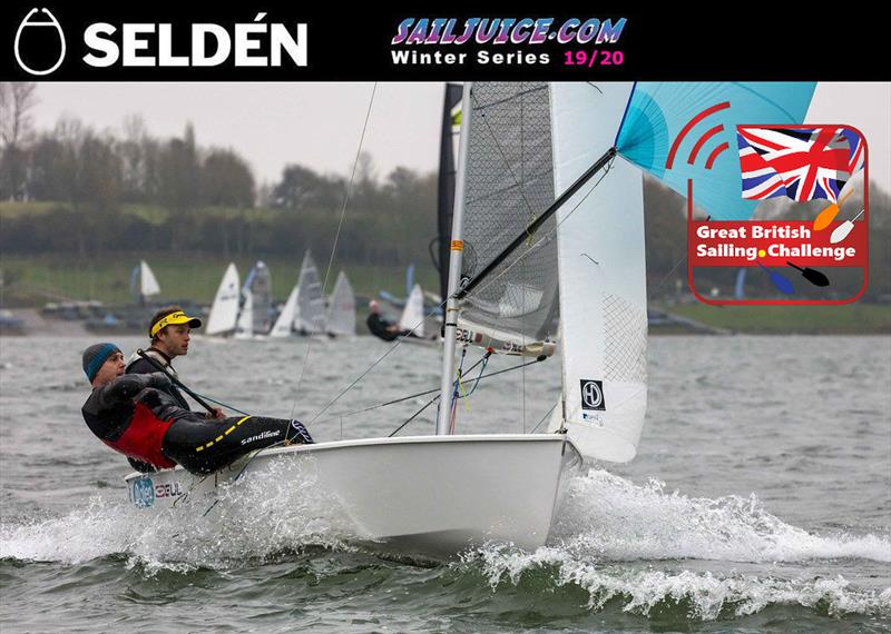 Peter Gray and Richard Pepperdine take third in the Seldén Sailjuice Winter Series photo copyright Tim Olin / www.olinphoto.co.uk taken at  and featuring the GP14 class