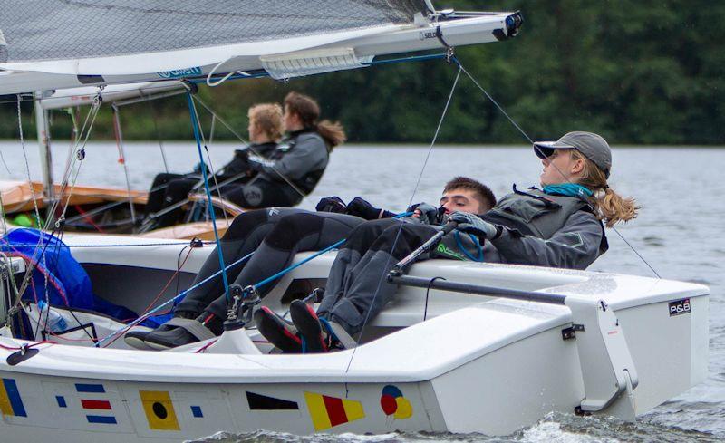 Third place, Hannah Wittam and Henry White - GP14 Youth Championships at Budworth - photo © Ed Washington