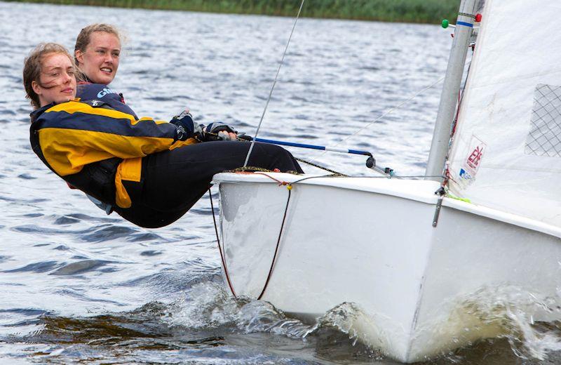 Annabel Paige and Georgia Evans - GP14 Youth Championships at Budworth - photo © Ed Washington