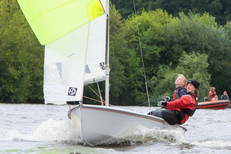 Emily Paige and Matthew Williams win the GP14 Youth Championships at Budworth - photo © Ed Washington