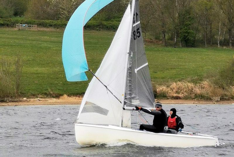 GP14 Midland Bell open meeting at Staunton Harold photo copyright George Crammond taken at Staunton Harold Sailing Club and featuring the GP14 class