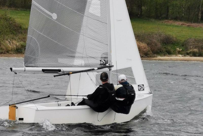 GP14 Midland Bell open meeting at Staunton Harold photo copyright George Crammond taken at Staunton Harold Sailing Club and featuring the GP14 class