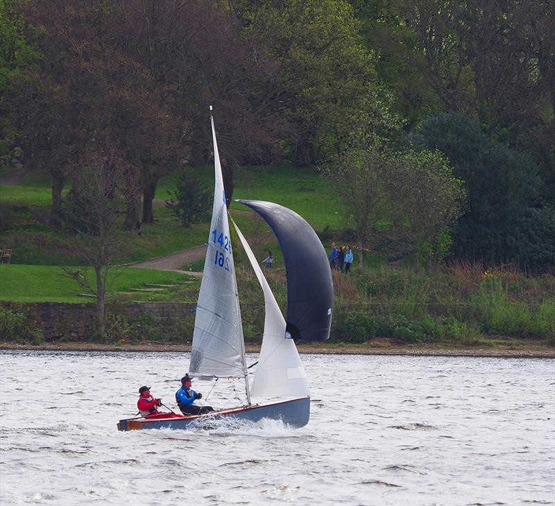 John and Jack Telford win the Hollingworth Lake GP14 Open - photo © Sandra Walker