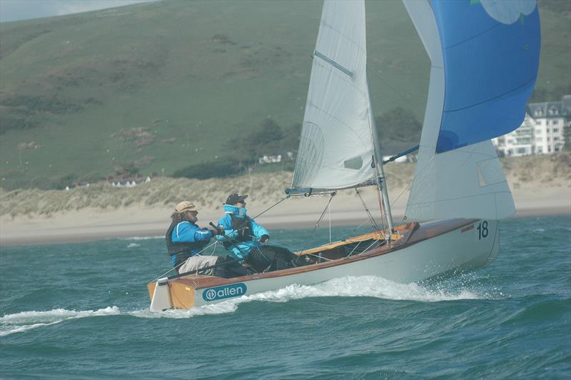 Andy Wandsworth and Cathy Howard during the GP14 Welsh Nationals at Dovey - photo © Doris O'Keefe