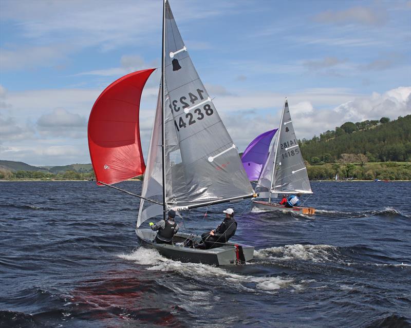 GP14 Inlands at Bala photo copyright John Hunter taken at Bala Sailing Club and featuring the GP14 class