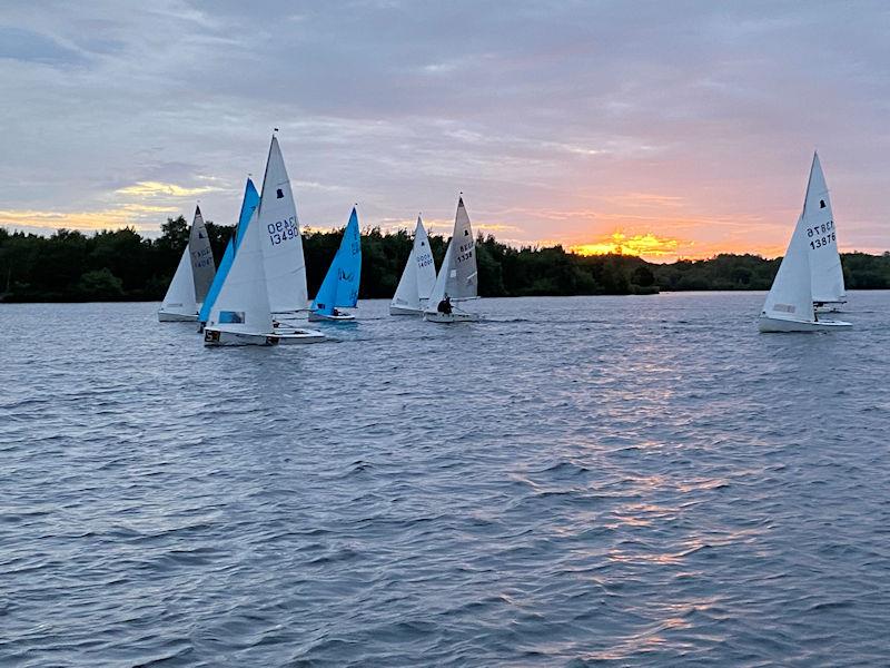 Leigh & Lowton Sailing Club S2S Dinghy Race start photo copyright Rebecca Fleet taken at Leigh & Lowton Sailing Club and featuring the GP14 class