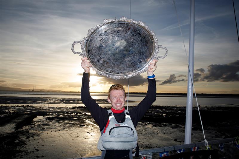 Ger Owens wins the 75th Irish Sailing Champions' Cup  photo copyright David Branigan / Oceansport taken at Sutton Dinghy Club and featuring the GP14 class