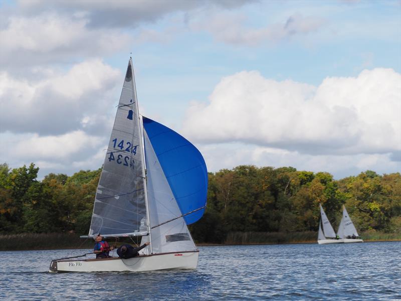 Concentration during the GP14 Southern Travellers at Frensham photo copyright Barney Hall taken at Frensham Pond Sailing Club and featuring the GP14 class