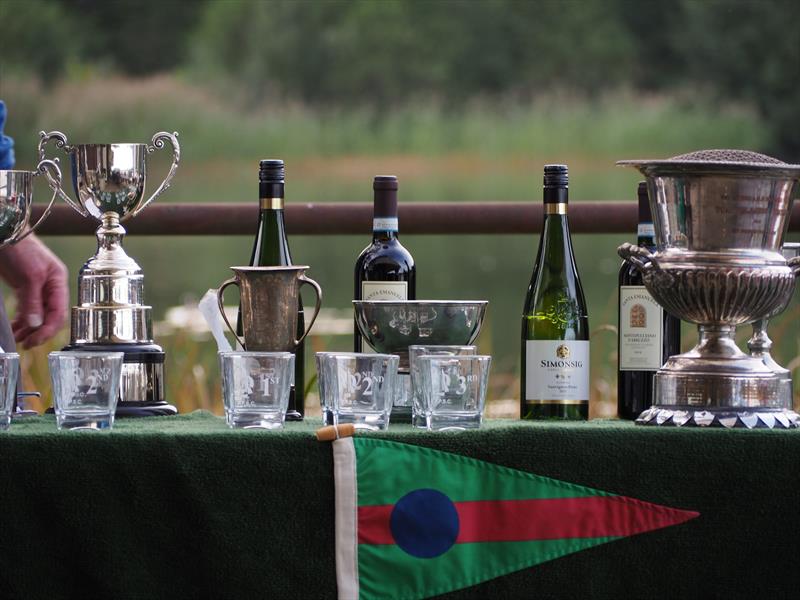 The silverware during the GP14 Southern Travellers at Frensham photo copyright Barney Hall taken at Frensham Pond Sailing Club and featuring the GP14 class