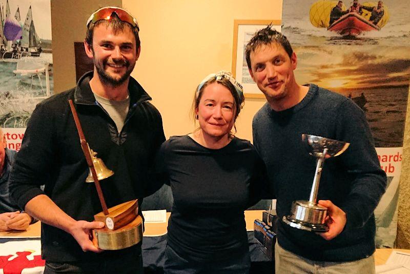 Shane McCarthy and Josh Porter win the GP14 Hot Toddy at Newtownards SC - photo © David Corkrill