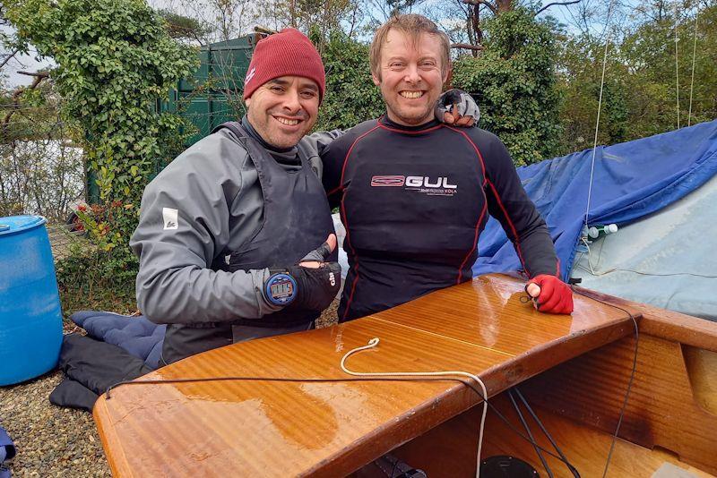 Munster Champions, Colman Grimes and John Chambers - Irish GP14 Munster Championship at Cullaun photo copyright Pat Biesty taken at Cullaun Sailing Club and featuring the GP14 class