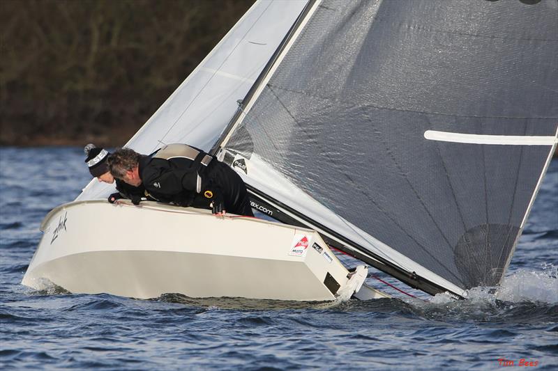 Slot gasket inspection during Alton Water Frostbite Series Week 1 photo copyright Tim Bees taken at Alton Water Sports Centre and featuring the GP14 class