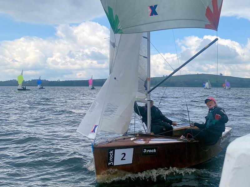 Curly Morris and Meg Tyrell - GP14 O'Tiarnaigh Challenge at Blessington photo copyright Street Keane Cully taken at Blessington Sailing Club and featuring the GP14 class