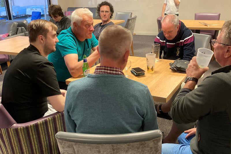 Important team preparation on Friday - Sunrise to Sunset event at Leigh & Lowton photo copyright LLSC taken at Leigh & Lowton Sailing Club and featuring the GP14 class