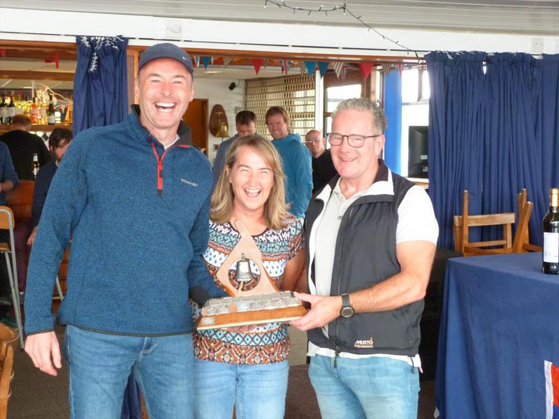 Gary Deighan and Dales Knowles win the Bolton GP14 Open photo copyright John Moulton taken at Bolton Sailing Club and featuring the GP14 class