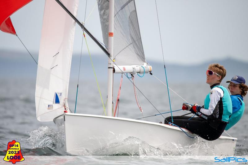 GP14 Nationals 2023 at Looe photo copyright Richard Craig / www.SailPics.co.uk taken at Looe Sailing Club and featuring the GP14 class