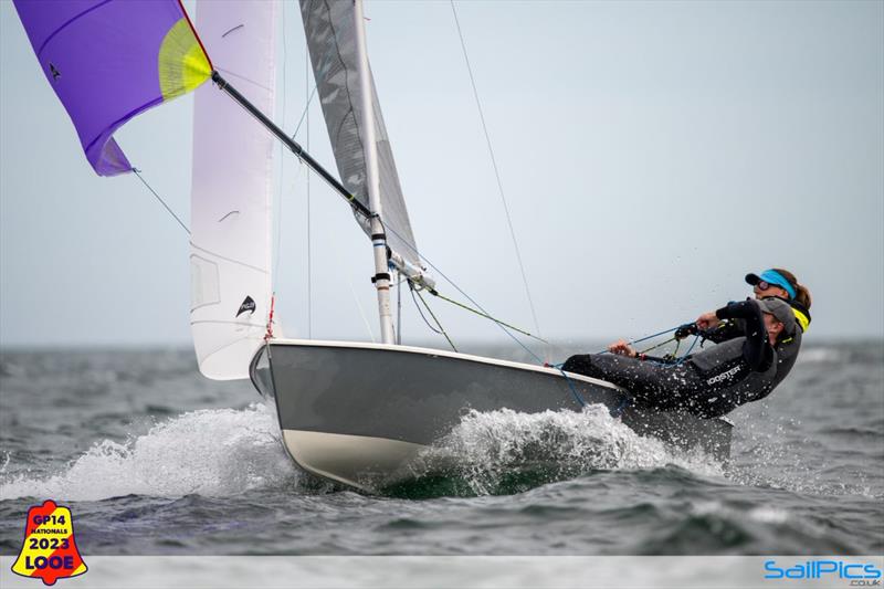 GP14 Nationals 2023 at Looe photo copyright Richard Craig / www.SailPics.co.uk taken at Looe Sailing Club and featuring the GP14 class