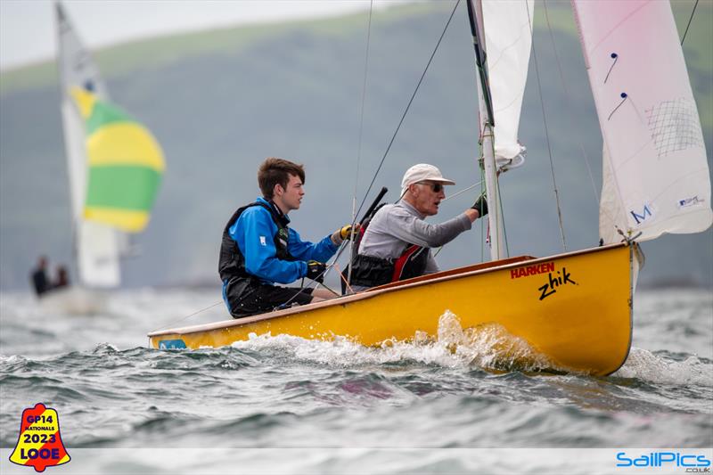 Crews' Race during the GP14 Nationals 2023 at Looe - photo © Richard Craig / www.SailPics.co.uk