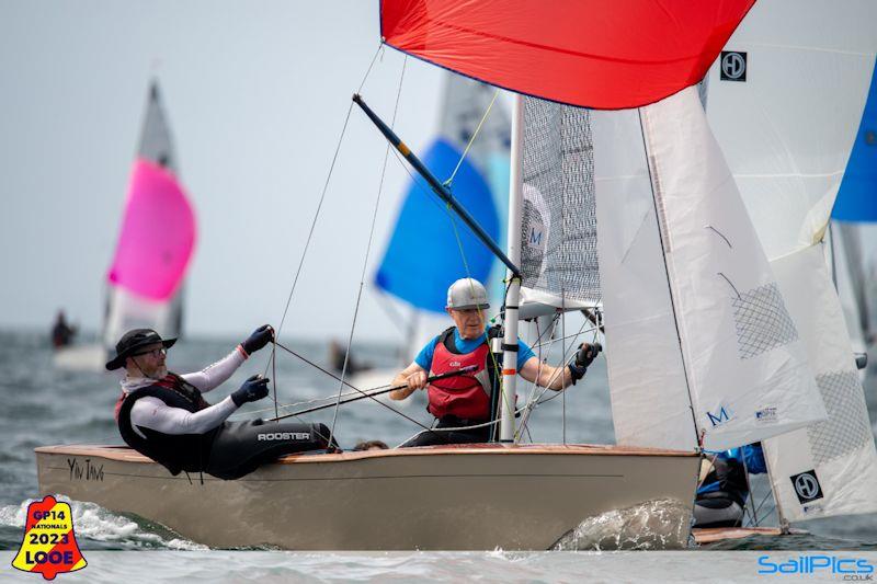 Hugh Gill and Richard Street - GP14 Nationals 2023 at Looe - photo © Richard Craig / www.SailPics.co.uk