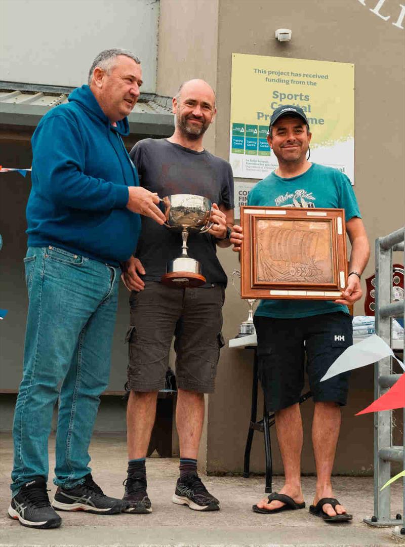 COlam Grimes & Ross Gingles win the GP14 Munster Championship 2025 at Cullaun Sailing Club photo copyright Hazel McMahon,Luke O'Donnell & Des McMahon taken at Cullaun Sailing Club and featuring the GP14 class