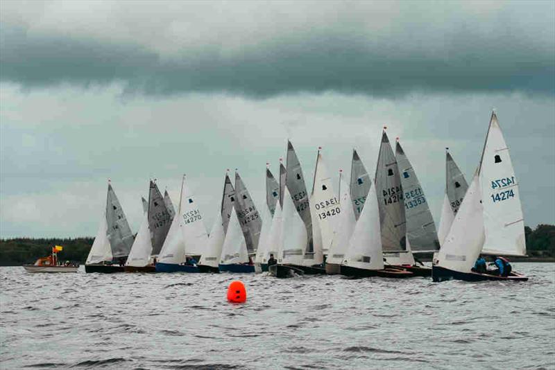 Start during the GP14 Munster Championship 2025 at Cullaun Sailing Club photo copyright Hazel McMahon,Luke O'Donnell & Des McMahon taken at Cullaun Sailing Club and featuring the GP14 class