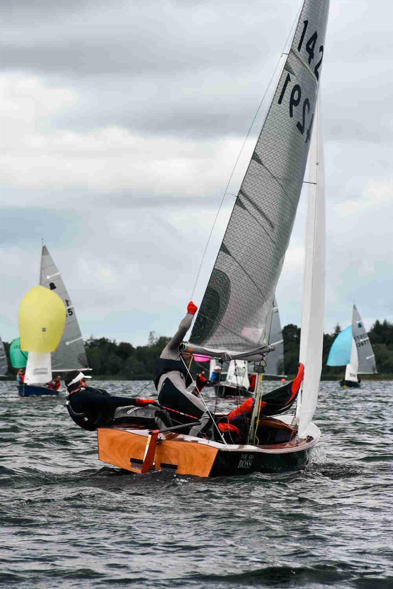 Colman and Ross working hard during the GP14 Munster Championship 2025 at Cullaun Sailing Club photo copyright Hazel McMahon,Luke O'Donnell & Des McMahon taken at Cullaun Sailing Club and featuring the GP14 class