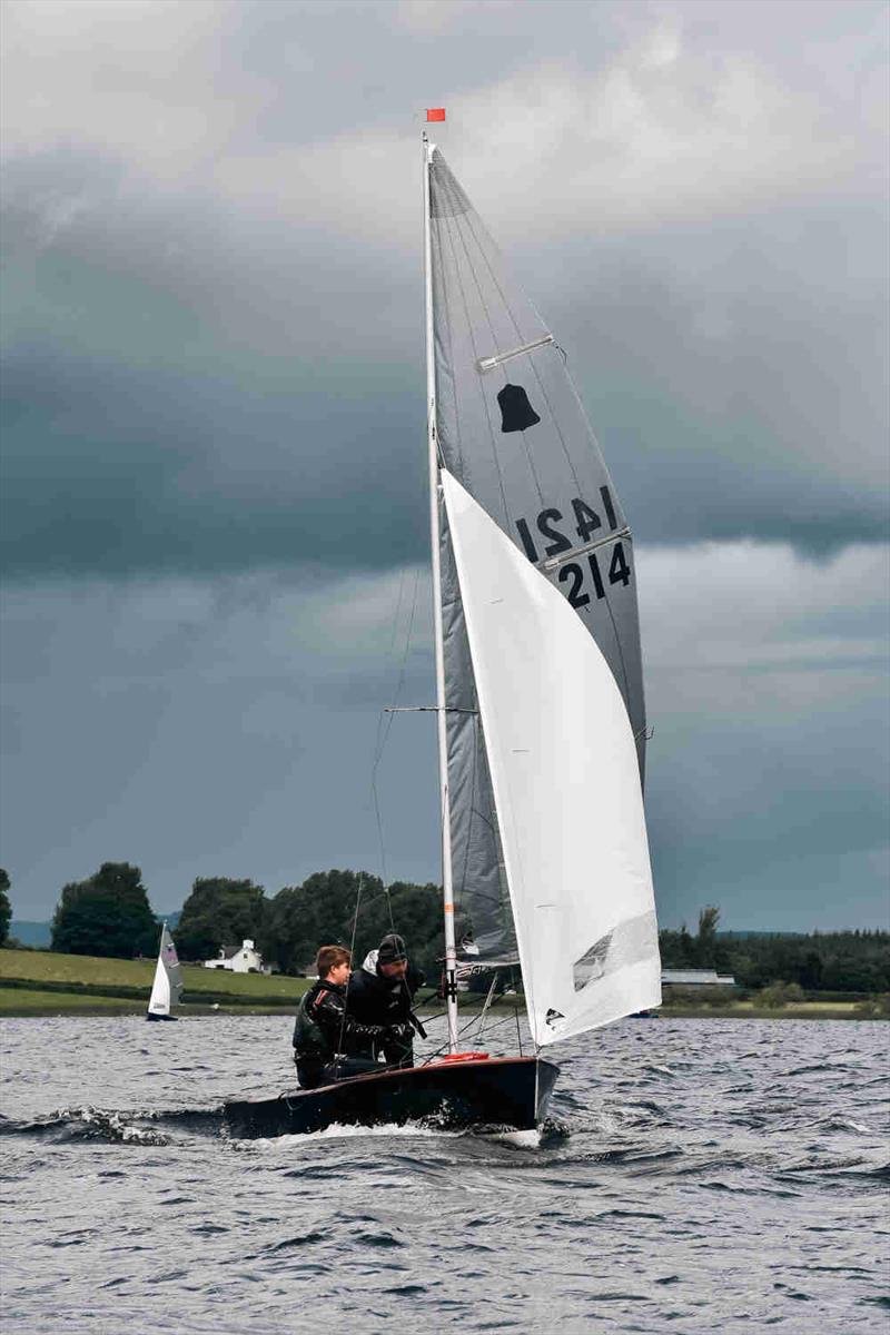 Mr Consitency Keith and Mateo Louden during the GP14 Munster Championship 2025 at Cullaun Sailing Club photo copyright Hazel McMahon,Luke O'Donnell & Des McMahon taken at Cullaun Sailing Club and featuring the GP14 class