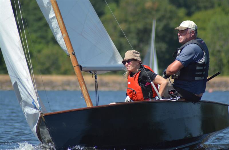 Richard Binns and Emma Naden sailing number 7 - GP14 Midland Area event at Trimpley - photo © Simon Yeomans