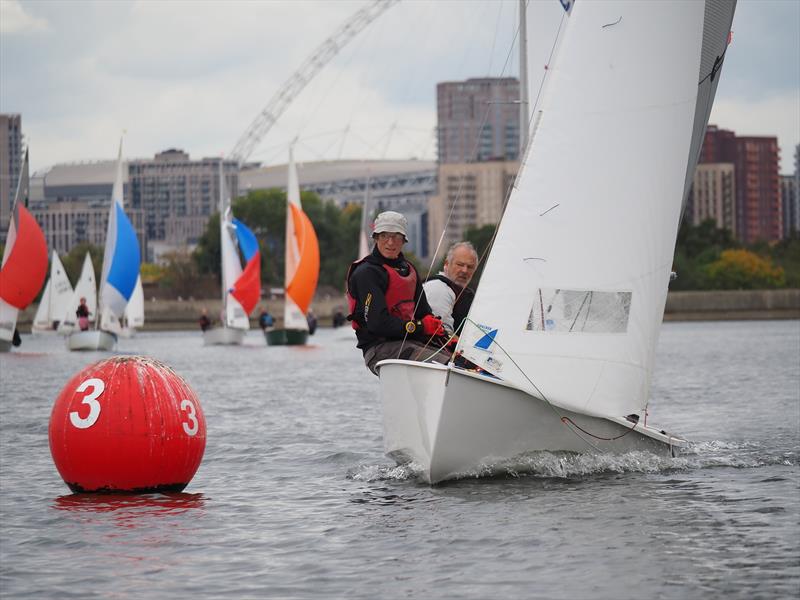 2nd place Maurice Cleal and Romek Kowalewski during the 2025 GP14 Victor Trophy at Welsh Harp photo copyright Luke Howard taken at Welsh Harp Sailing Club and featuring the GP14 class