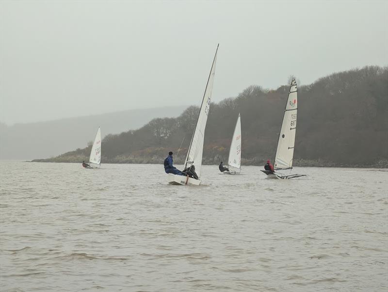 Saturday and into the gloom during the Solway Yacht Club Easter Weekend - photo © Richard Bishop