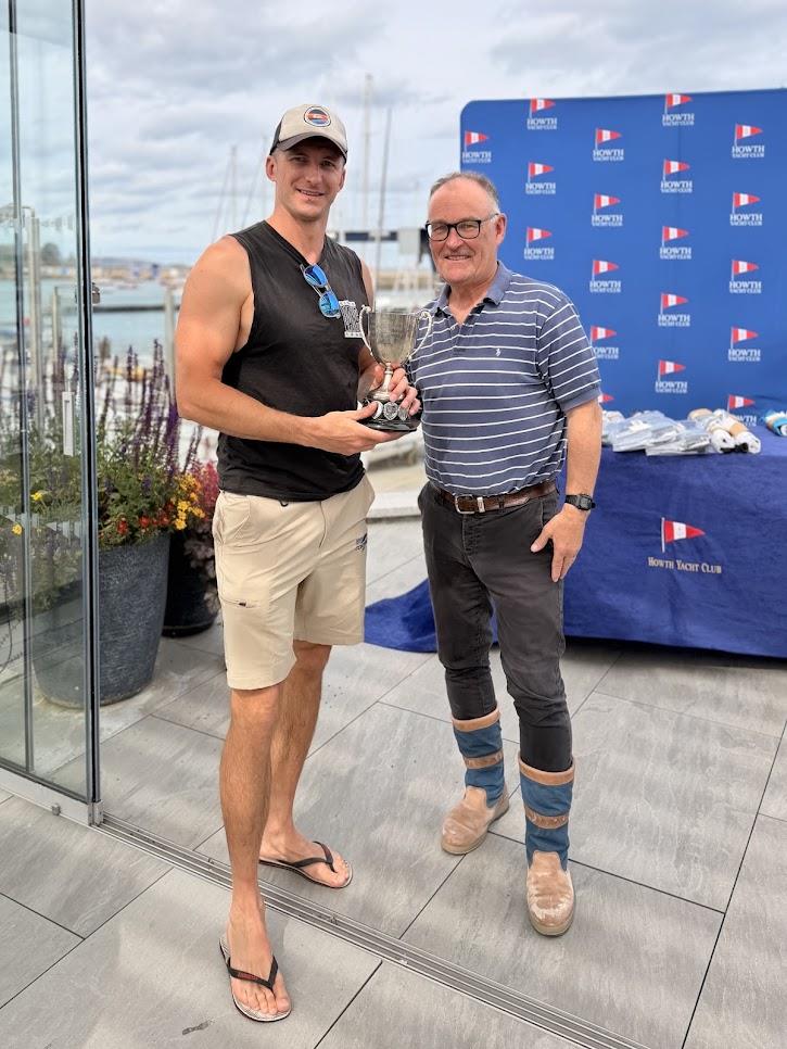 Race 3 winner, Rob Lee - GP14 Leinster Championship at Howth photo copyright Karolina Kernan taken at Howth Yacht Club and featuring the GP14 class
