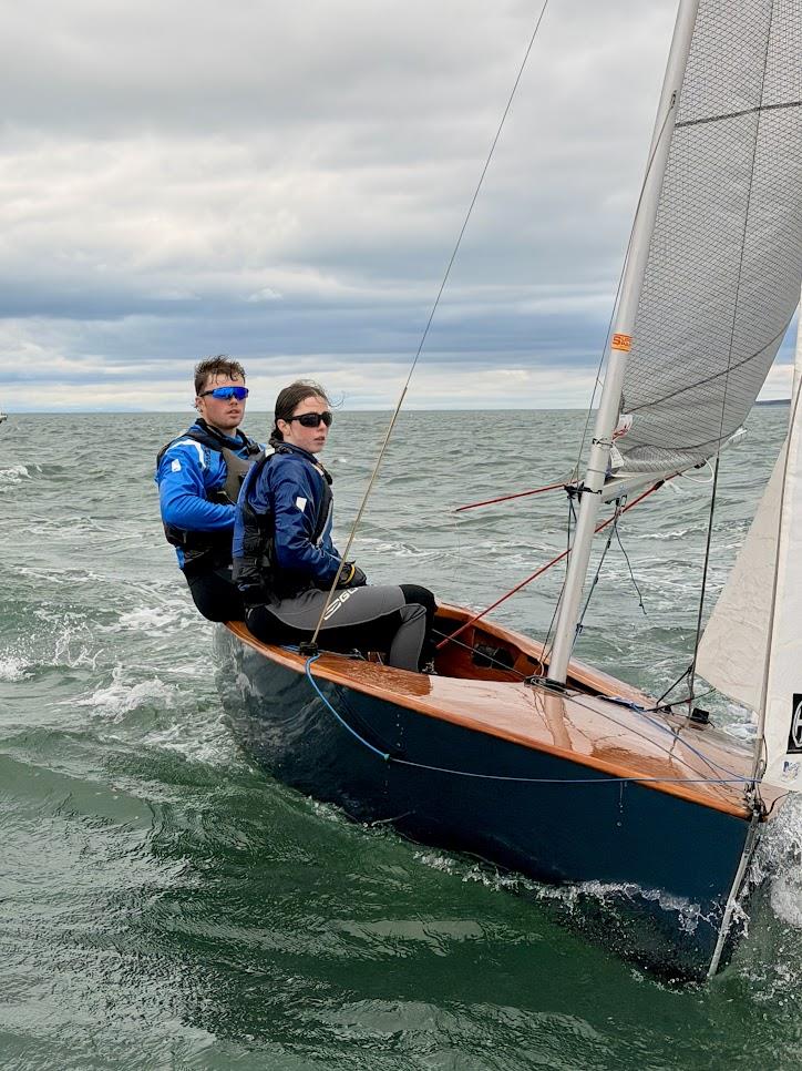 2nd overall, Adam and Emily Torrens - GP14 Leinster Championship at Howth photo copyright Karolina Kernan taken at Howth Yacht Club and featuring the GP14 class