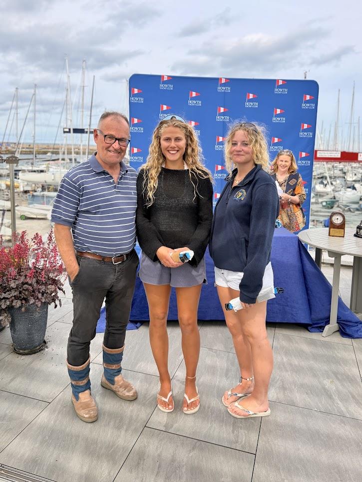 2nd Bronze, Lisa Flynn and Savannah Lloyd - GP14 Leinster Championship at Howth photo copyright Karolina Kernan taken at Howth Yacht Club and featuring the GP14 class