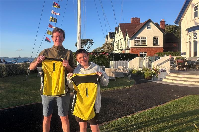 Jon and Seb Nagle are first on Day 1 - GP14 World Championship on Belfast Lough - photo © RNIYC