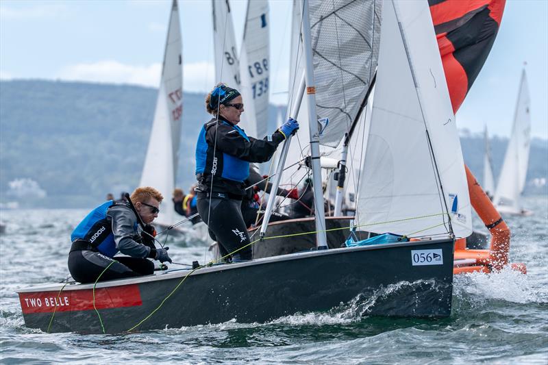 Ger Owens and Mel Morris on Day 6 of the GP14 World Championship 2026 - photo © Bradley Quinn