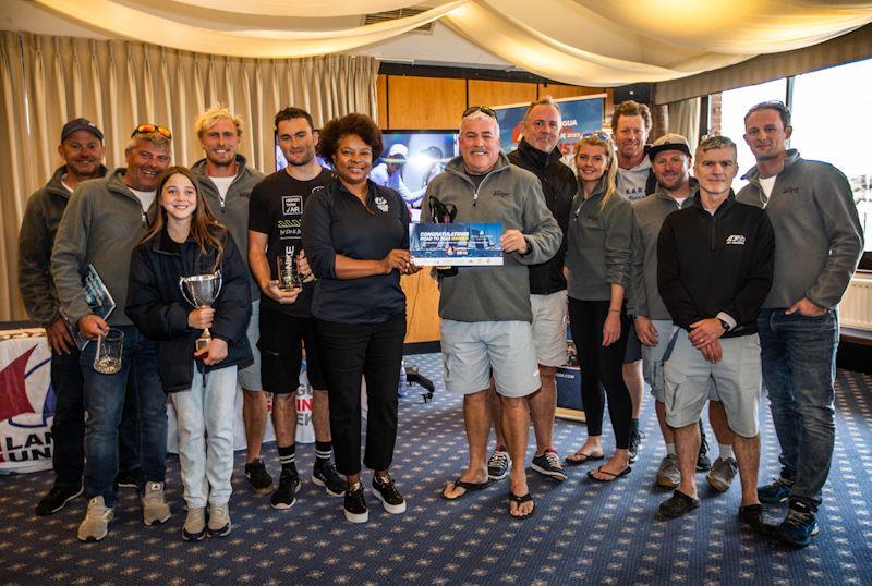 Ian Atkins' GP42 Dark ‘N' Stormy wins IRC One and Overall at the Land Union September Regatta 2022 photo copyright Paul Wyeth / www.pwpictures.com taken at Royal Southern Yacht Club and featuring the GP42 class