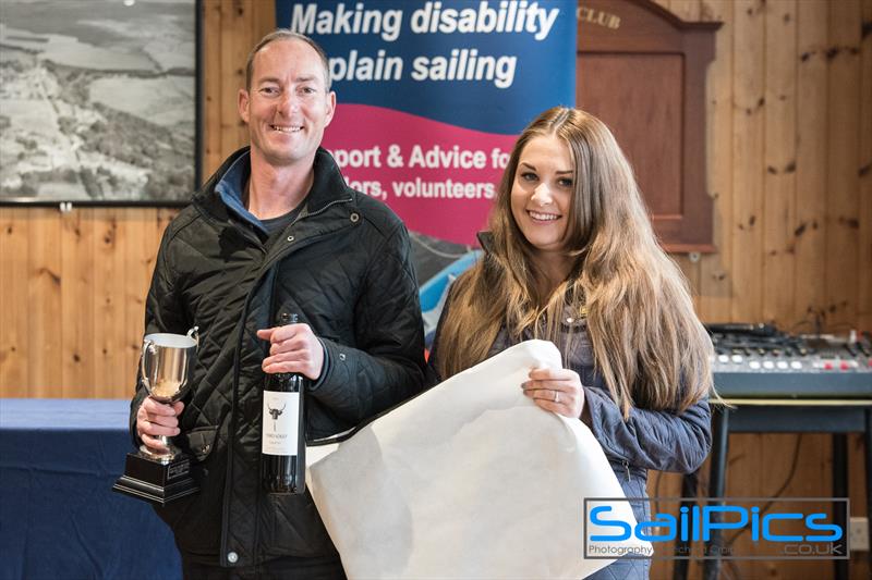 Steve Blackburn & Rhea Burton win the Bolton Graduate Open photo copyright Richard Craig / www.SailPics.co.uk taken at Bolton Sailing Club and featuring the Graduate class